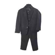 Kids World of USA Boys Classic 3-Piece Suit Black Sz 5 Formal Special Occasion