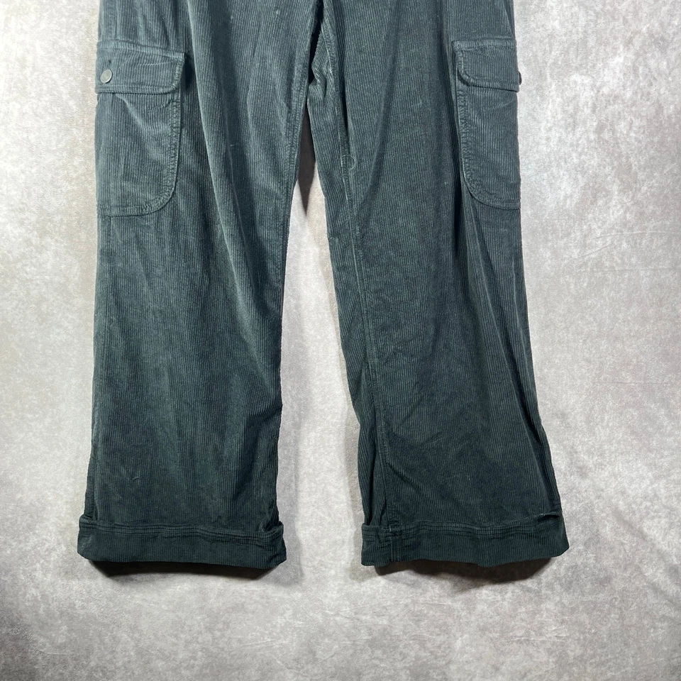 AMERICAN EAGLE Womens Size 8 Super High Rise Baggy Wide Leg Cargo Corduroy Pant - Image 3 of 4