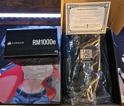 Cables Included Corsair RM1000e ATX Gold 1000W Fully Modular Power  PSU