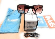 Spy Allure Sunglasses - Shiny Black - Happy Merlot Fade, Pre-owned