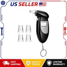 Alcohol Tester Analyzer Breath Alcohol Detector Digital LCD Breathalyzer