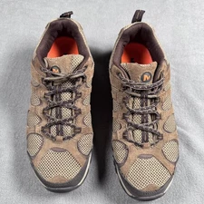 Merrell Moab Ventilator Shoes Mens Size 8.5 Brown Suede Mesh Hiking Trail Low