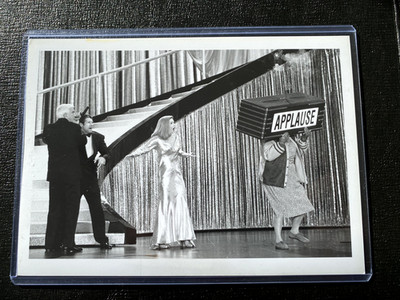 Leslie Nielsen Priscilla Presley The Naked Gun 3 Original Photo APPLAUSE B&W 90s