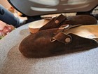 Birkenstock Boston Women's Clogs - Chocolate SUEDE 9/40 Soft Footbed MED WIDTH E — photo 2