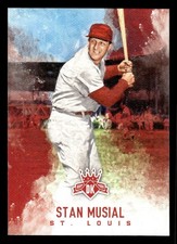 2017 PANINI DIAMOND KINGS STAN MUSIAL 33b FULL BATTING STANCE CARDINALS