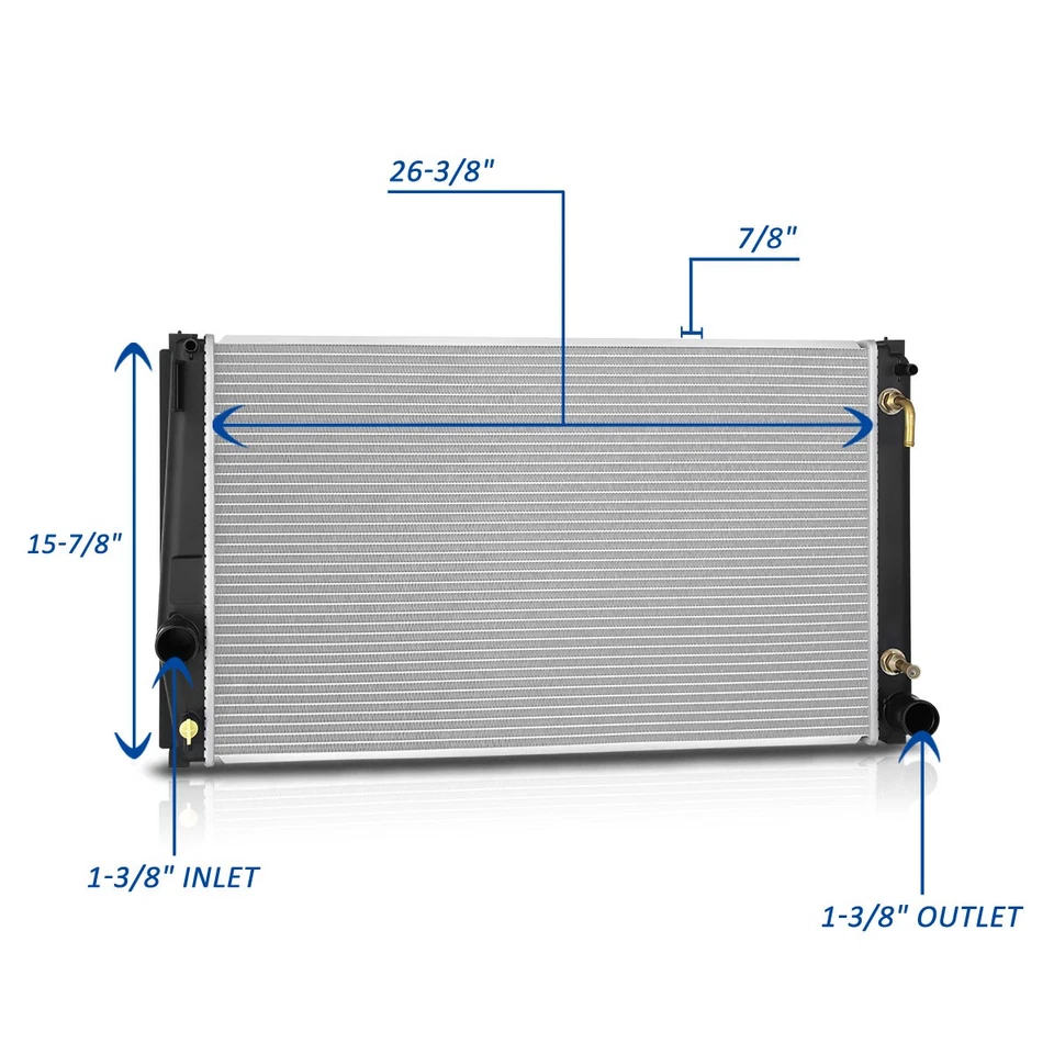 For 95-00 Suzuki Esteem 1.6L Sedan AT OE Style DPI 13685 Radiator Replacement - Image 2 of 4