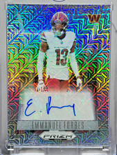 2024 Panini Prizm Deca Emmanuel Forbes Auto /25 SILVER MOJO