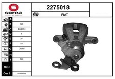 Bremssattel Hinten Rechts Bosch-System für Fiat Multipla Stilo Kombi 99-04