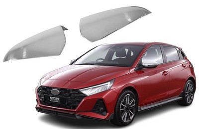 Chrome Wing Mirror Trim Covers To Fit Hyundai i20 (2020