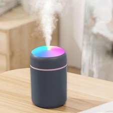 Portable Mini Humidifier, 300ml with Colorful LED Night Light, USB Personal D...