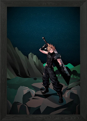 Final Fantasy Abenteuer Gerahmtes Wandbild Poster Leinwanddruck Bild