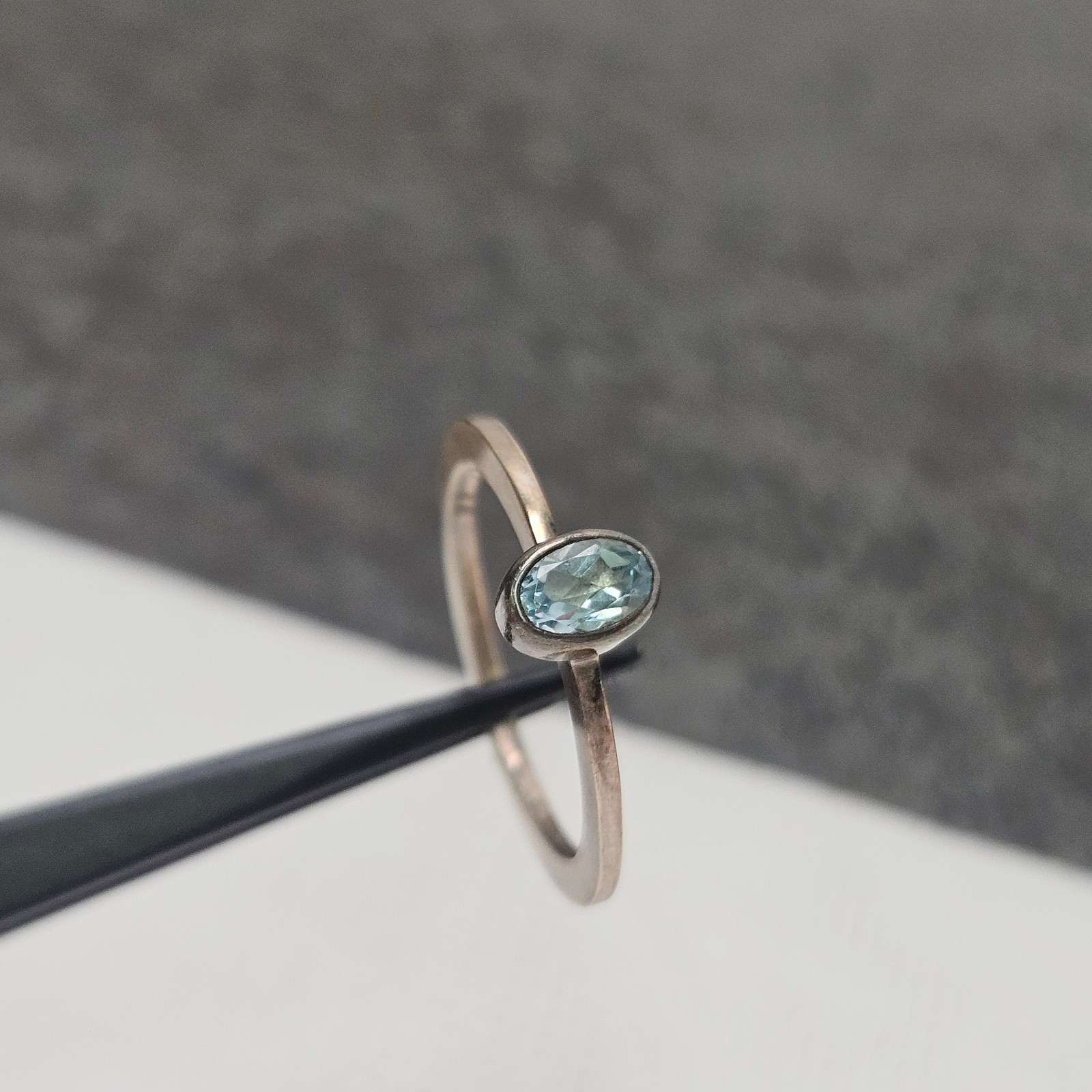 Vintage Sterling Silver 925 Stackable Ring Band O… - image 8