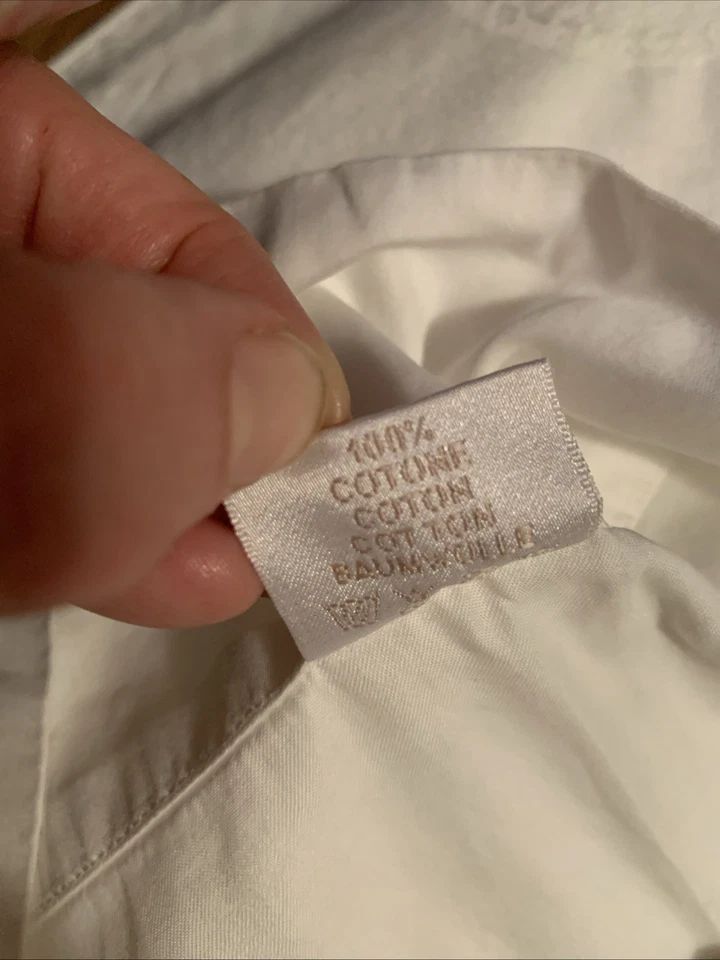 Frette White Euro Damask Square Pattern (1) - Image 4 of 4