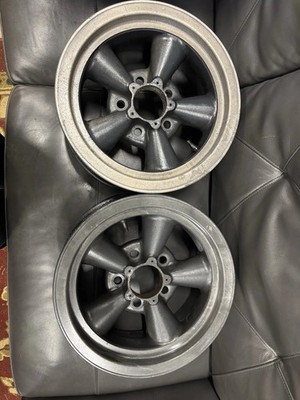 Vintage American Racing Torq-Thrust Magnesium 14  x 6   5 On 4 3/4  Chevy Wheels
