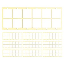 180 Pcs Double Sided Mounting Tape Acoustic Foam Clear Soundproof Adhesive