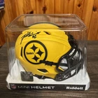 James Harrison Signed Pittsburgh Steelers Mini Helmet SWAU COA