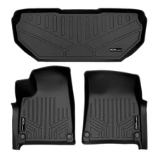 SMARTLINER SA0615/F0615 Front BLACK Floor Liners for Rivian R1S/R1T