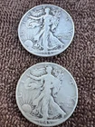 (2) Walking Liberty Half Dollars 1944-P And 1945-P No Reserve/ 3 Day Auction