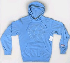 Captain America Embroidered Logo Long Sleeve Pullover Hooded Sweatshirt Size SML