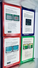 INTELLIVISION LOT OF 16 (CIB)COMPLETE IN THEIR BOXES CLEANED & TESTED 3/11/26 VG