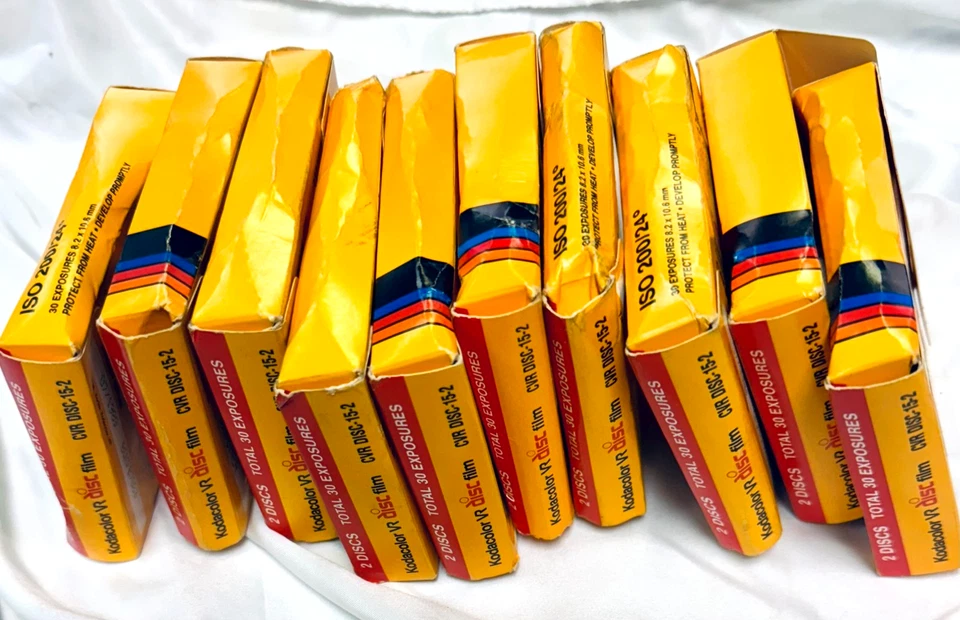 Kodak Disc Film 2-Pk 30 Exp Kodacolor Print Exp. 89-93 - Lot of 10 Roll - READ - Image 4 of 4