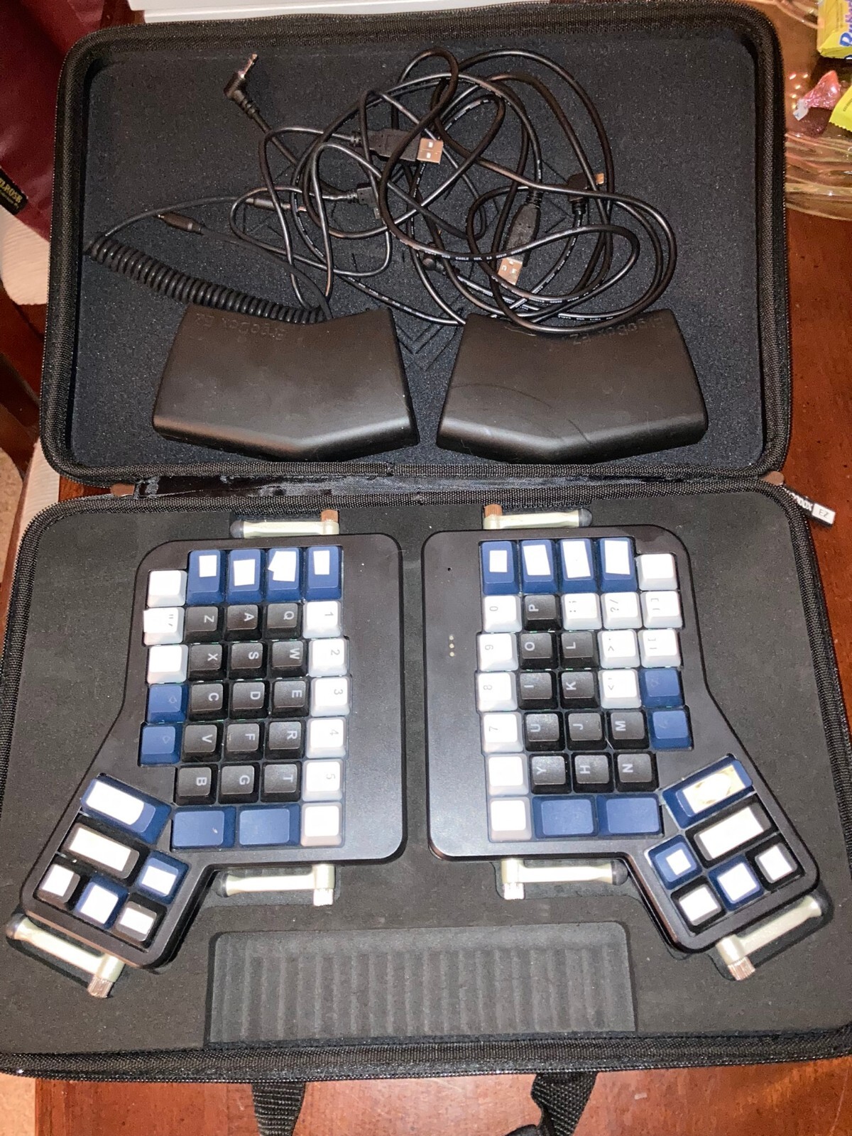 ErgoDox EZ Split Mechanical Keyboard, Cherry MX Speed Silver Switch