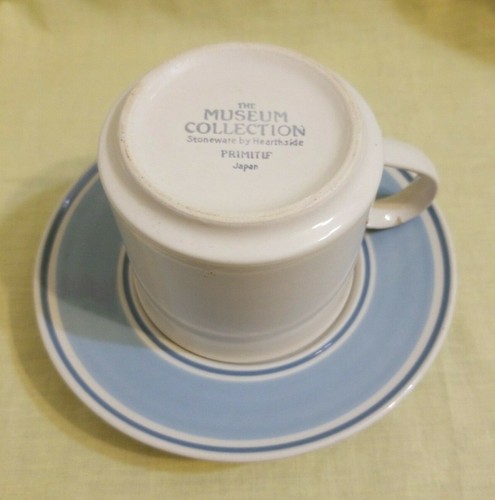 The Museum Collection Stoneware by Hearthside Primitif Japan Set Of Cup & Saucer - Picture 5 of 5