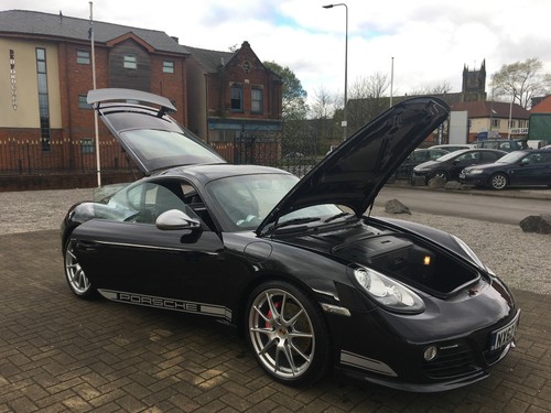 2012 62 PORSCHE CAYMAN R BLACK + LOW MILES + RARE MANUEL 1 OF 100+ FINANCE + PX - Picture 12 of 12