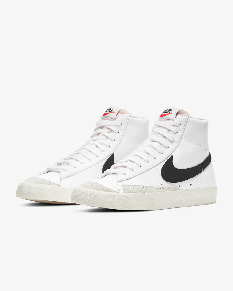 Nike Blazer Mid '77 Vintage Shoes White Black Sail BQ6806-100 Men's NEW