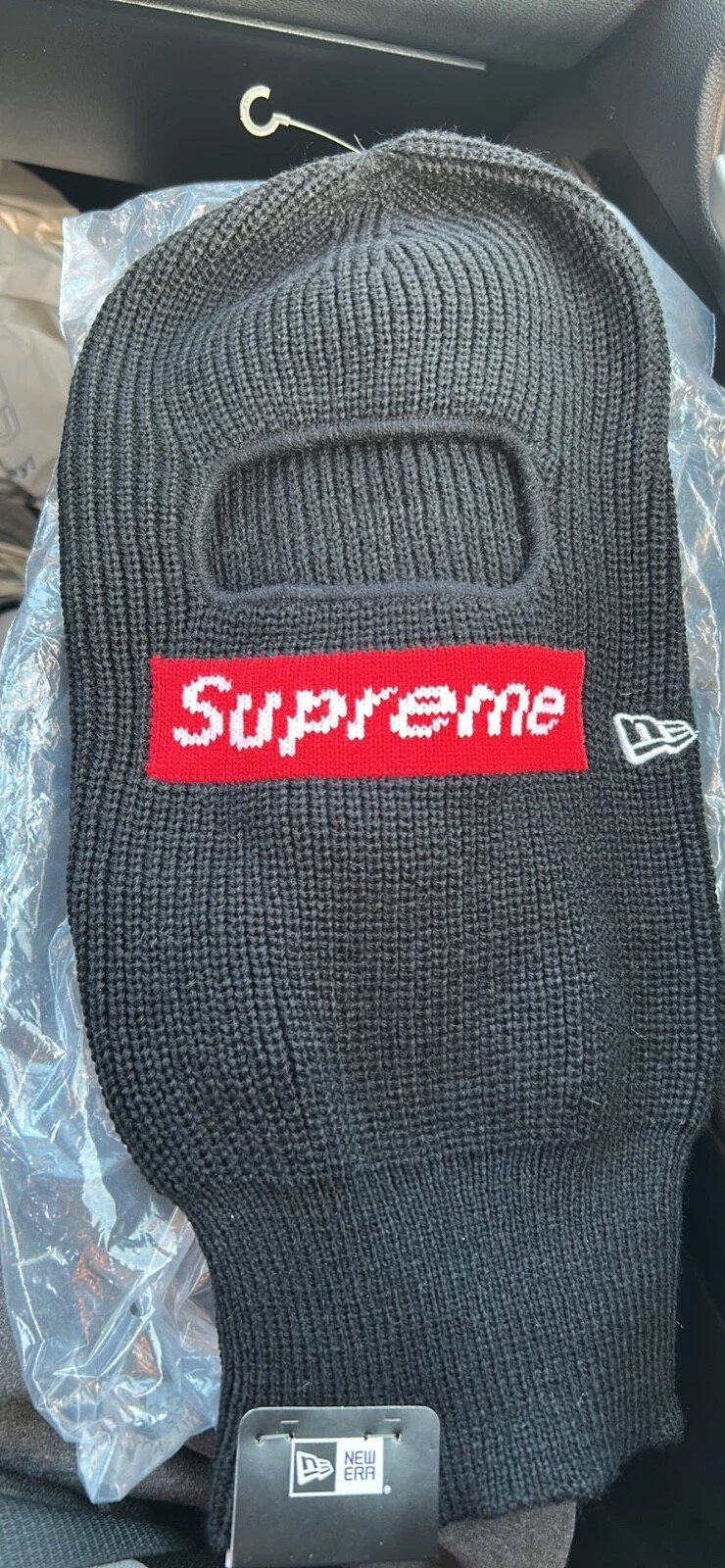 Supreme Balaclava Ski Mask Black and red FW23BN101 Size OS One Size