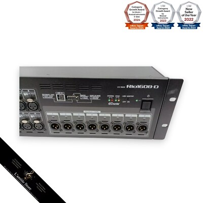 Yamaha Rio1608-D オーディオインターフェイス Rio1608 Yamaha Rio1608-D3 I/O Rack with Dante Connectivity - Vintage