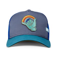 Coastal Hft Camionneur Casquette Lgbtq Chaka Gris/Essence Chapeau de Maille Arc