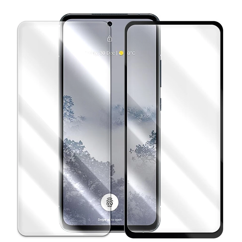 Anti-Bubble Tempered Glass Screen Protector Soft Case for Nokia X30 5G CellPhone - Image 2 of 4