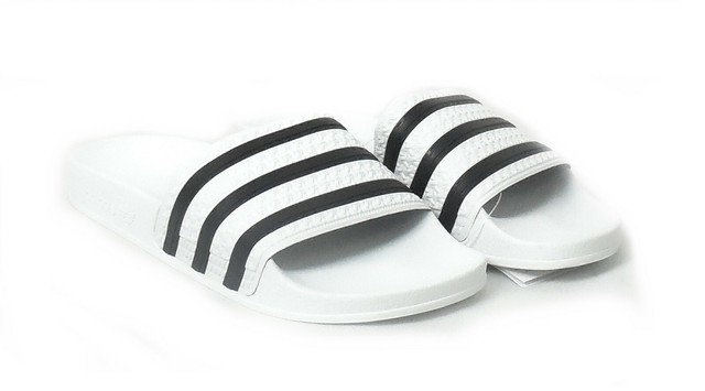 adidas badeschuhe weiß