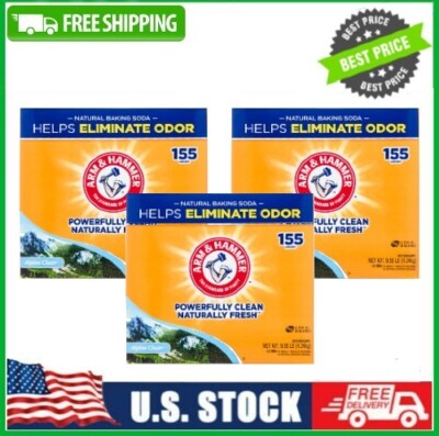 Powder Laundry Detergent, Alpine Clean, 9.56 lb, 155 Loads