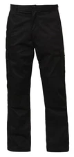 Rothco Relaxed Fit Zipper Fly BDU Pants - Black