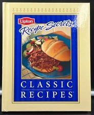 Lipton Recipe Secrets Classic Recipes Hardcover Book