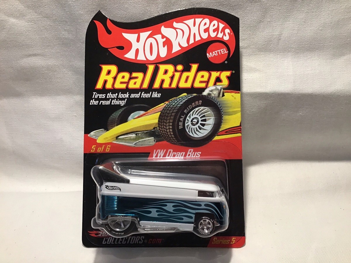 ミニカー HotWheels REAL RIDERS VW Drag Bus Hot Wheels Volkswagen Drag Bus Real Riders Series 7 LE of