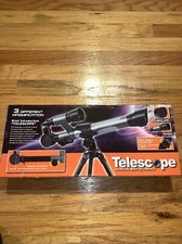 Refracting Telescope with Tripod and Finder Scope,20X 30X 40X Magnification Open