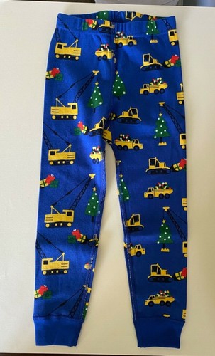 *New* HANNA ANDERSSON Blue Construction Truck Pajama Pants (sz.4 / 100cm)