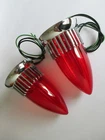 PAIR OF 1959 CADILLAC FLUSH TAIL LIGHTS WITH RED LENSES 59 HOTROD RATROD CHEV