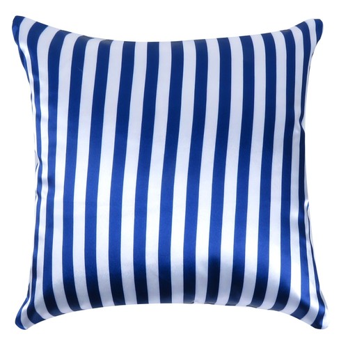 Cushion Cover Home Decorative Pillow Covers Soft Satin Striped Throw Pillows 5Pc - Picture 118 of 135