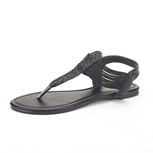 Flache Damen-Sandalen Flip-Flop Knöchelriemen Sommer Gladiator-Sandalen - Bild 49 von 52