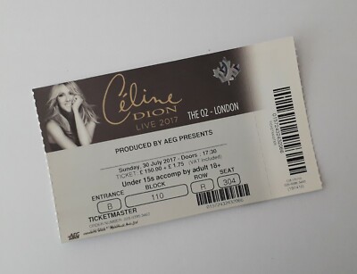 celine ticket prices