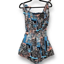 NWOT Haptics by Holly Harp Boutique Women's Paisley Floral Romper Small