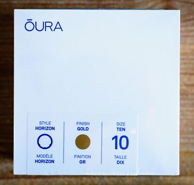 Oura Ring Gen 3 Horizon Gold Size 10 Smart Ring (Please Size First)