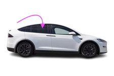 Fits: 2016-2024 Tesla X 4D Utility Passenger Side Rear Right Door Window Glass