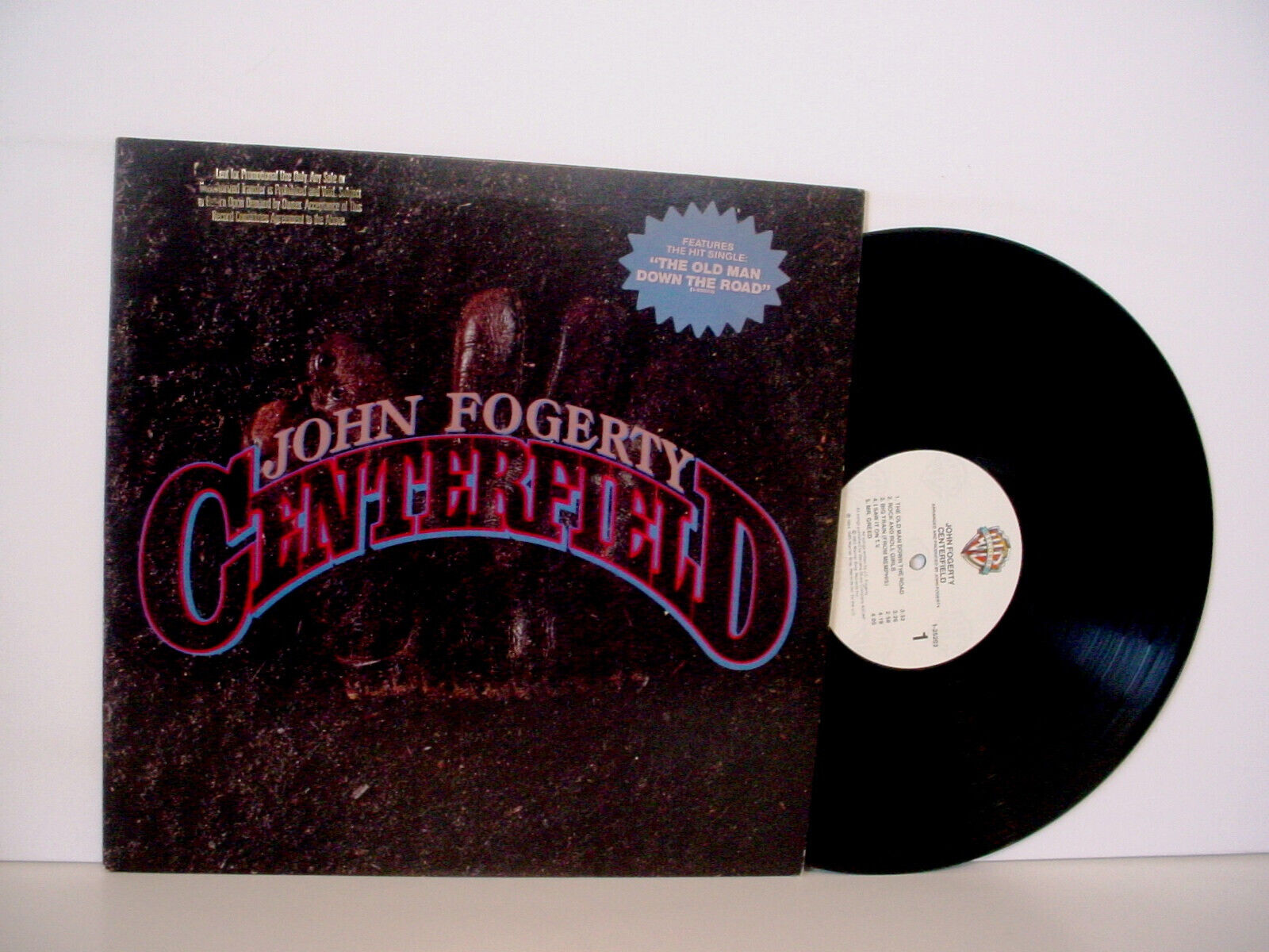 JOHN FOGERTY "Centerfield" Original PROMO VINYL LP 1984 WB 25203 Promotional CCR