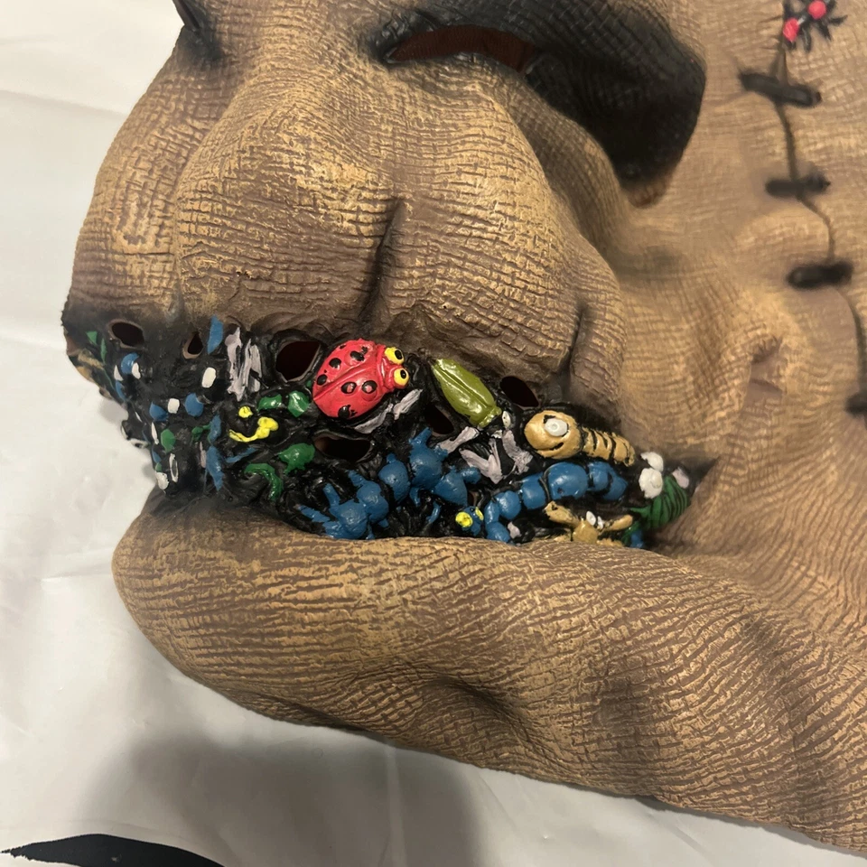 Disney Nightmare Before Christmas Oogie Boogie Halloween Mask Rubber Costume - Image 2 of 4