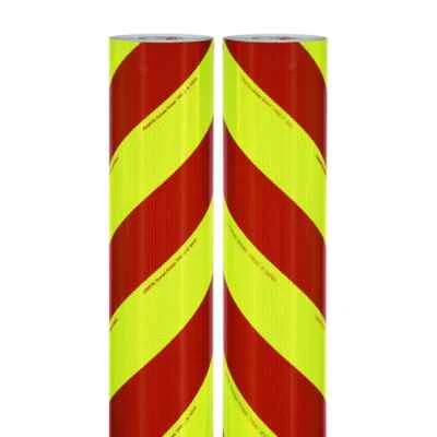 lfm. Orafol ORALITE VC612 Flexibright Fleet Marking Grade links rechts